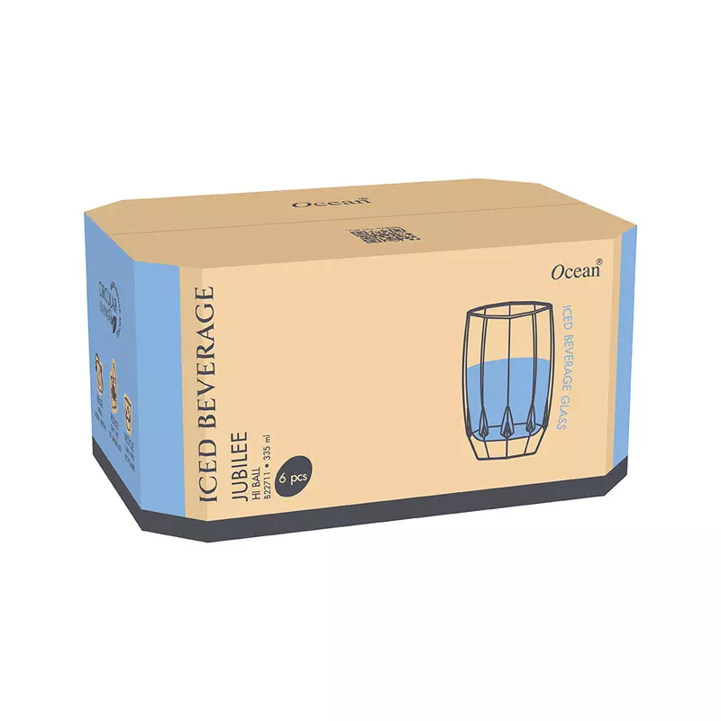 Ocean Glass 6Pcs Jubilee Hi Ball 335Ml Fancy Tumbler 3B2271106G0002 6 Ocean Glass 6Pcs Jubilee Hi Ball 335Ml Fancy Tumbler 3B2271106G0002