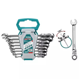 Total Flexible Ratchet Spanner Set 8pcs THT102RK586
