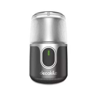 Decakila Coffee Grinder Cordless Stainless Steel Grind Blade 90w Kmcf022b safe lid protect stainless steel inner liner with usb charging line and 2 in 1 spoon and brush