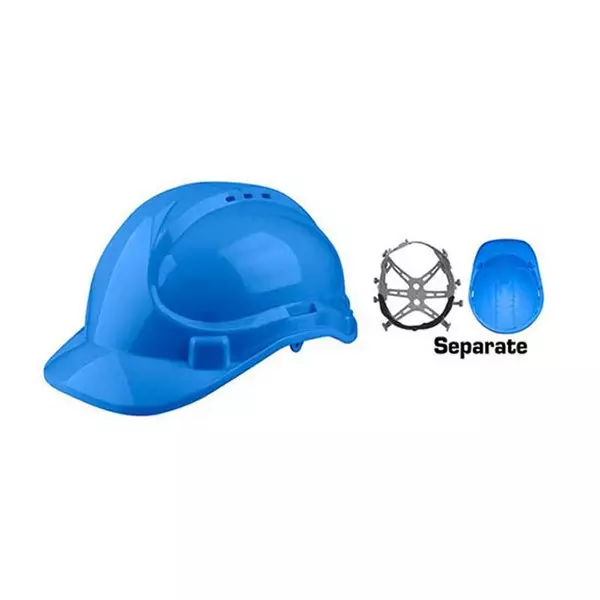 Ingco Safety Helmet With Vents Blue Hsh207 1 Ingco Safety Helmet With Vents Blue Hsh207