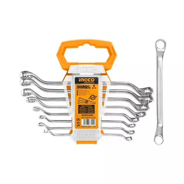 Ingco Offset Ring Spanner Set 8Pcs Hkspa3088 1 Ingco Offset Ring Spanner Set 8Pcs Hkspa3088