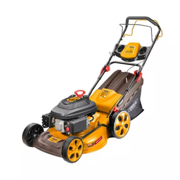 Ingco Gasoline Lawn Mower 196Cc With 4 Stroke Engine, Self-Propelled &Amp; Self-Cleaning Glm196202 1 Ingco Gasoline Lawn Mower 196Cc With 4 Stroke Engine, Self-Propelled &Amp; Self-Cleaning Glm196202