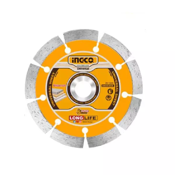 Ingco Dry Cutting Diamond Disc 180Mm(7&Quot;)X22.2Mm For Wet &Amp; Dry Cutting Dmd011802 1 Ingco Dry Cutting Diamond Disc 180Mm(7&Quot;)X22.2Mm For Wet &Amp; Dry Cutting Dmd011802