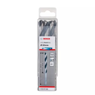 Bosch Twist Drill Pointteq HSS G 10.0mm 2608577268
