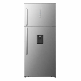 Hisense Refrigerator 535L Double Door, Top Freezer, Water Dispenser, Inox H700TI-IDL